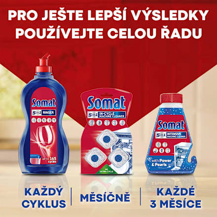 All in 1 gel do myčky Lemon & Lime 2x720ml Somat