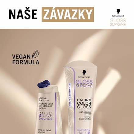 pečující barva na vlasy Color Gloss, platinová Schwarzkopf GLOSS SUPREME