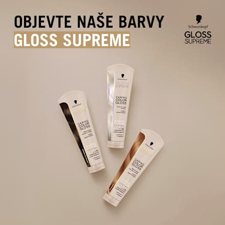 pečující barva na vlasy Color Gloss, platinová Schwarzkopf GLOSS SUPREME