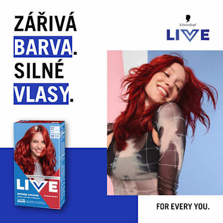 Intense Colour barva na vlasy 035 Pravá červená Schwarzkopf LIVE