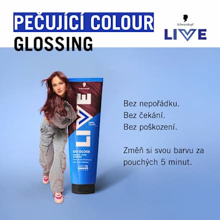 COLOUR+CARE Glossing Ledová perleť Schwarzkopf LIVE