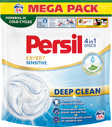 prací kapsle Discs 4v1 Deep Clean Expert Sensitive Persil