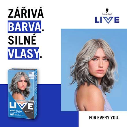 Intense Colour barva na vlasy U72 Šedivá stříbrná Schwarzkopf LIVE