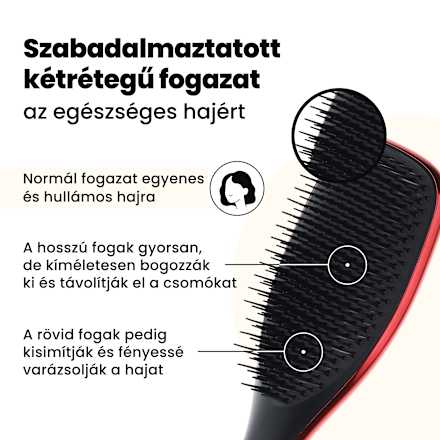 Kifésülő hajkefe Devil wears Prada, piros Tangle Teezer