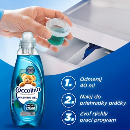 Prací gél Wonder Wash Ultra Care XL Coccolino