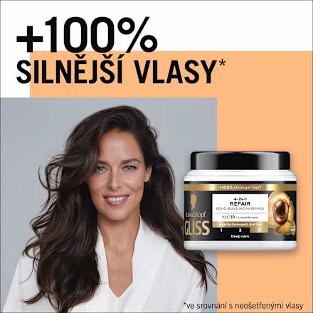 maska na vlasy 4 v 1 Repair Schwarzkopf GLISS