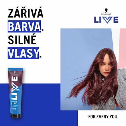 COLOUR+CARE Glossing Třešňová cola Schwarzkopf LIVE