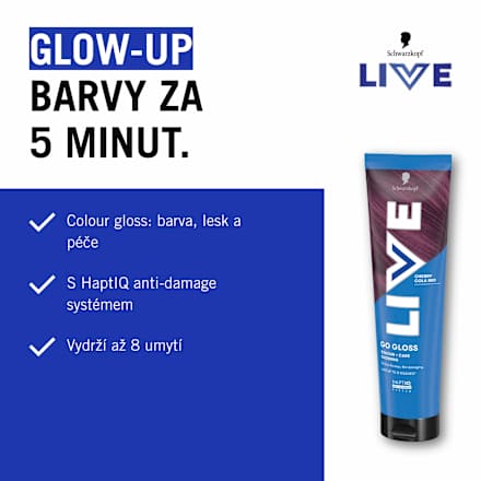 COLOUR+CARE Glossing Třešňová cola Schwarzkopf LIVE