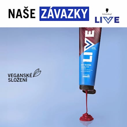 COLOUR+CARE Glossing Třešňová cola Schwarzkopf LIVE