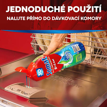 Excellence Premium 5 v 1 přípravek na mytí nádobí v myčce 3x684 ml Somat