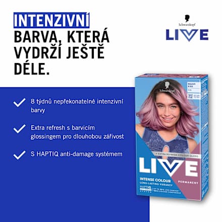 Intense Colour barva na vlasy 105 Růžovo fialová Schwarzkopf LIVE