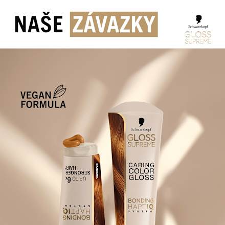 tónovací maska na vlasy Karamel Schwarzkopf GLOSS SUPREME