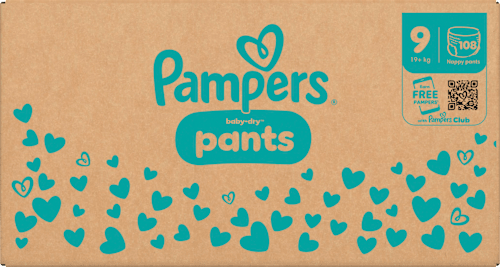 Baby Pants baby dry Gr.9 (19+ kg), Monatspack Pampers baby-dry