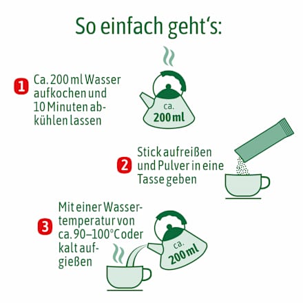 Teegetränk, Stoffwechsel-Komplex mit Apfelessig (10 Sticks) Bad Heilbrunner