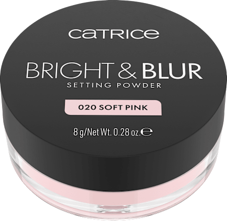 sypký pudr Bright & Blur 020 Soft Pink CATRICE