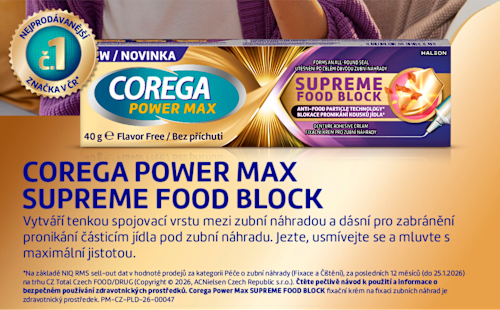 fixační krém Supreme Food COREGA