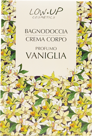 Set regalo VANIGLIA bagnodoccia + crema corpo donna LOW UP Cosmetics