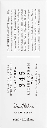 RELIEF CREAM mist za lice Dr. Althea