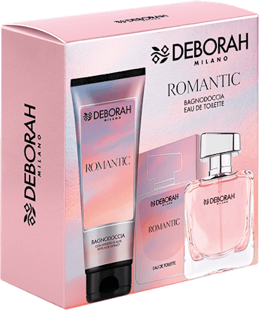 Set regalo ROMANTIC donna bagnodoccia + eau de toilette DEBORAH MILANO