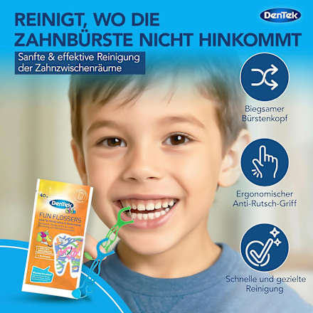 Zahnseidesticks Fun Flossers Kids DenTek