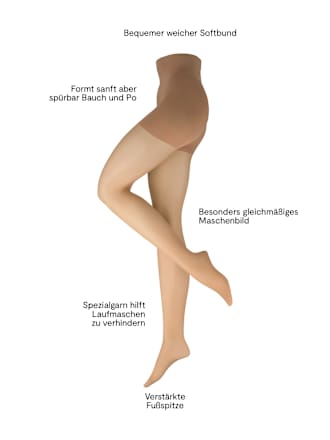 Strumpfhose Goodbye Laufmaschen Shape amber Gr. 40/44 nur die