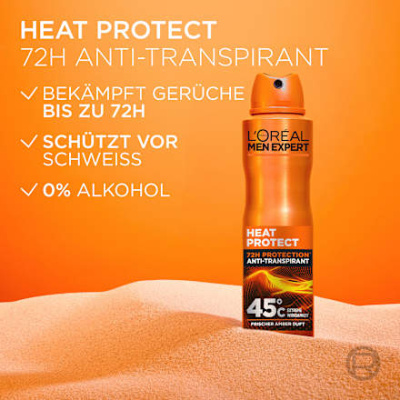 Antitranspirant Deospray Heat Protect L'ORÉAL PARiS MEN EXPERT