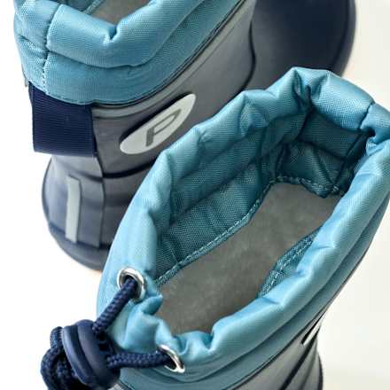 Gummistiefel mit Kunstfellfutter, blau, Gr. 22/23 PUSBLU