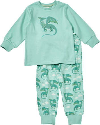 Schlafanzug mit Drachen-Motiv, blau, Gr. 86/92 ALANA