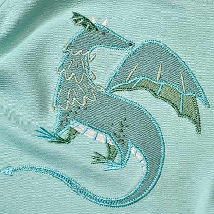 Schlafanzug mit Drachen-Motiv, blau, Gr. 86/92 ALANA