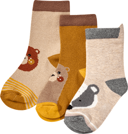 Socken mit Tier-Muster, braun, Gr. 27/29
 ALANA