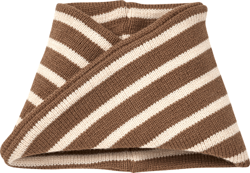 Strick Loop Schal im Twist-Design, braun
 PUSBLU