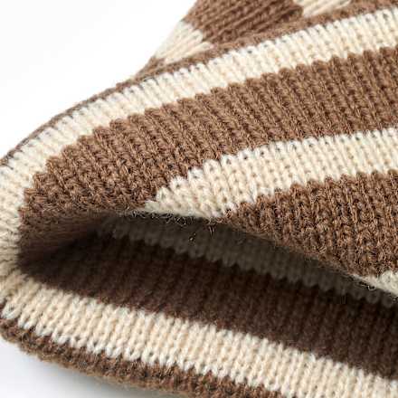 Strick Loop Schal im Twist-Design, braun
 PUSBLU