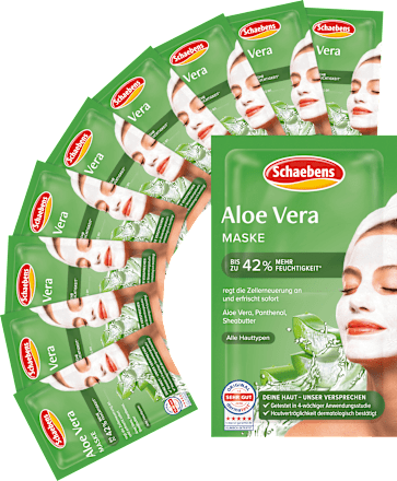Gesichtsmasken Aloe Vera (10 St.x2x5 ml) Schaebens