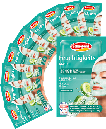 Gesichtsmaske Feuchtigkeit (10 St x2x5 ml) Schaebens