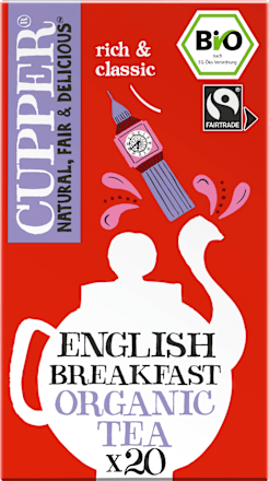 Schwarzer Tee "English Breakfast" (20 Beutel) Cupper