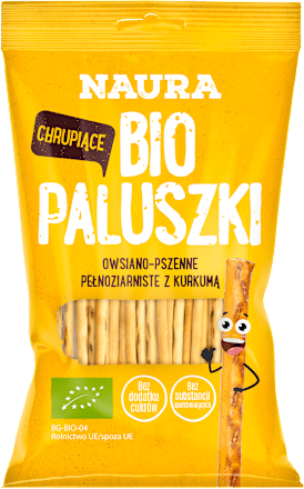 Paluszki owsiano-orkiszowe z kurkumą BIO NAURA