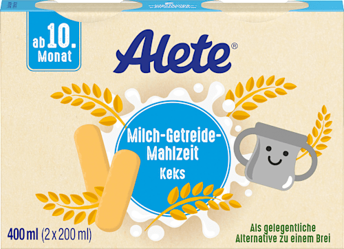 Trinkmahlzeit Keks ab 10. Monat, 2x200ml Alete
