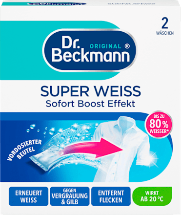 Wäsche Weiß super im Beutel Dr. Beckmann