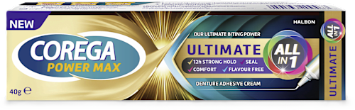Krema za pričvršćivanje zubne proteze – Power Max Ultimate All in One COREGA