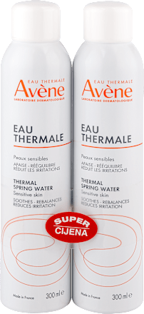Eau Thermale termalna voda u spreju, duopack, 2 x 300 ml Avène