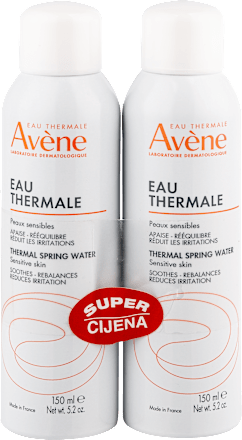 Termalna voda u spreju Eau Thermale, duopack, 2 x 150 ml Avène