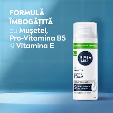 Spumă de ras Sensitive NIVEA MEN