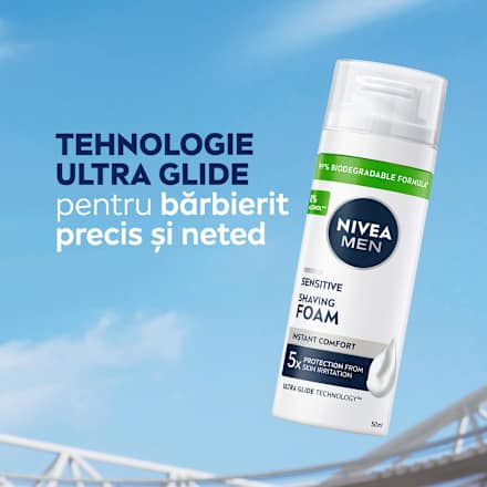 Spumă de ras Sensitive NIVEA MEN