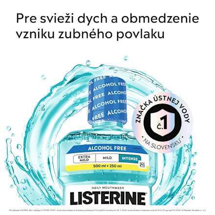 Ústna voda Cool Mint Intense Listerine