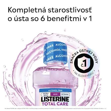 Ústna voda Total Care Mild Listerine