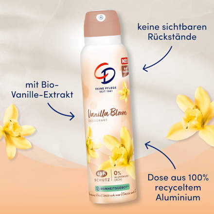 Deospray Vanilla Bloom, 150 ml
