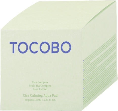 Upokojujúce pleťové tampóny Cica Calming Aqua Pad TOCOBO