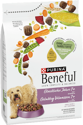 Trockenfutter Hund  mit Huhn & Gartengemüse, glückliche Jahre, Senior 7+ Purina Beneful