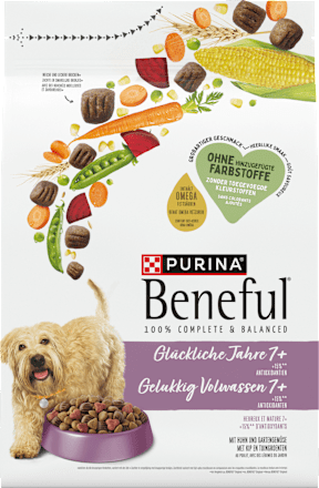 Trockenfutter Hund  mit Huhn & Gartengemüse, glückliche Jahre, Senior 7+ Purina Beneful