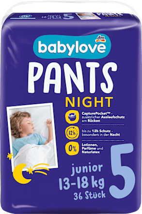 Baby Pants Night Gr. 5 Junior (13-18 kg) babylove